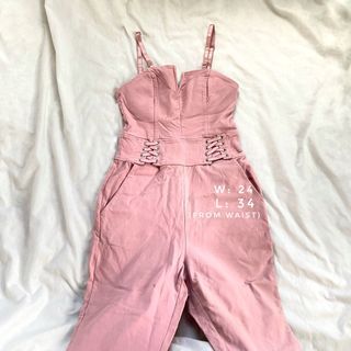Material Girl Pink Jumpsuit Overalls