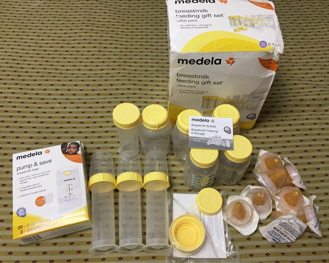 MEDELA BREAST FEEDING BOTTLES, Babies & Kids, Nursing & Feeding ...