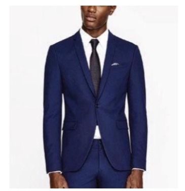 Dark blue casual blazer discount