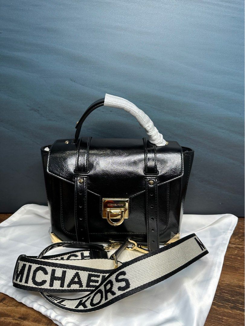 Michael Kors Manhattan Leather Fesyen Wanita Tas Dompet di Carousell