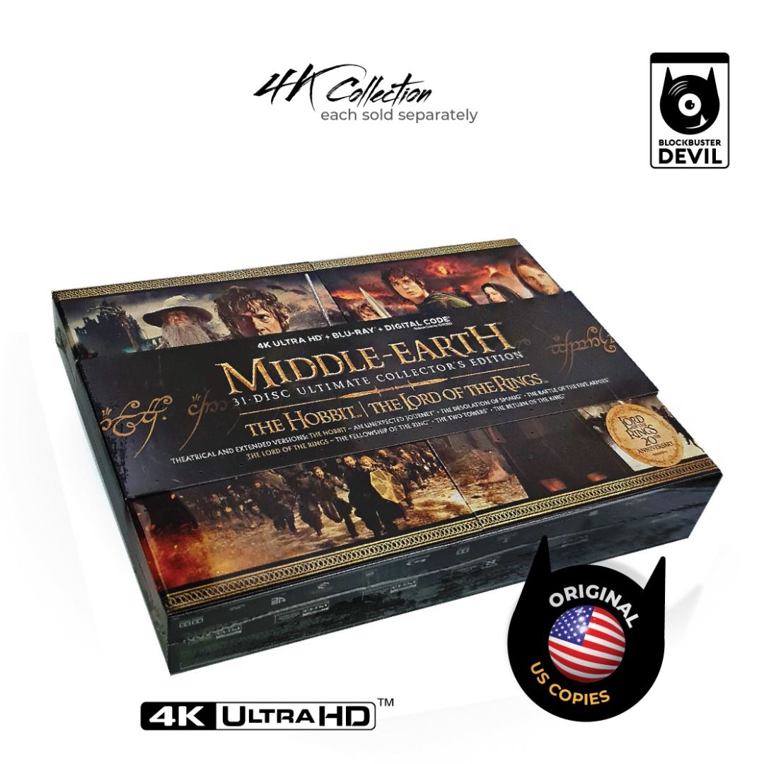 Middle-Earth 31-Disc Ultimate Collector's Edition (4K UHD/BD Review)