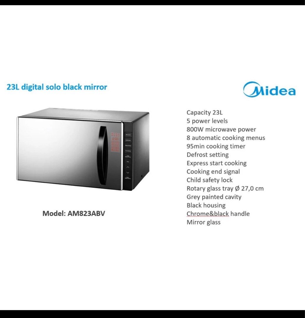 Midea Digital Microwave Oven, TV & Home Appliances, Kitchen Appliances ...