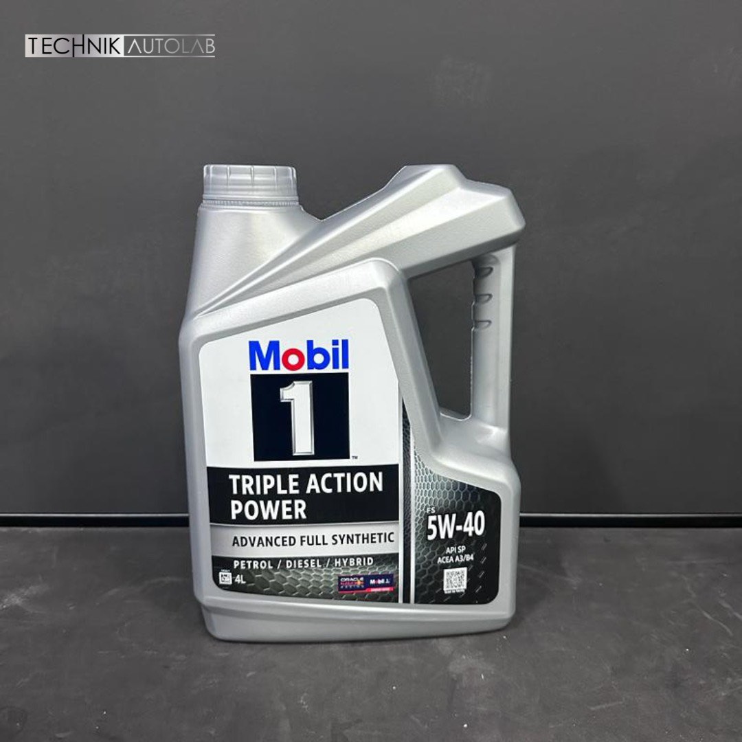 [2024 PROMO] Mobil 1 Triple Action Power 5W40 4L Engine Oil, Car ...