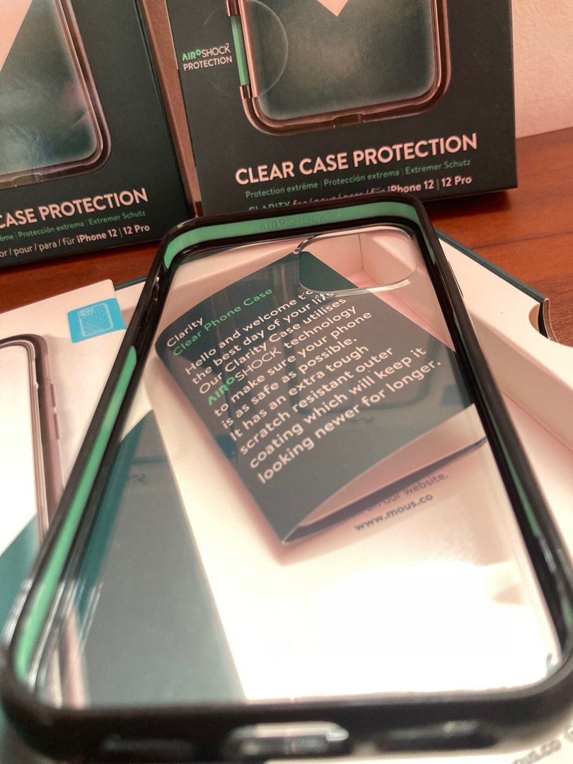 MOUS Clear Case for iPhone 12/12 Pro - Clarity (Category: Cases & Sleeves) located in Baguio. Submitted by BreezyRainShop (Listing ID 1254121433, Image 2). Description: MOUS Clear Case for iPhone 12/12 Pro - Clarity - Protective iPhone 12/12 Pro Case Clear - Scratch Resistant Crystal Clear & Slim Design - Shockproof Phone Cover Clarity - Clear Phone Case ✅1079 sale price 2 pieces avail nalang ✅What you see is what you get ✅New, mall pullout ✅No r