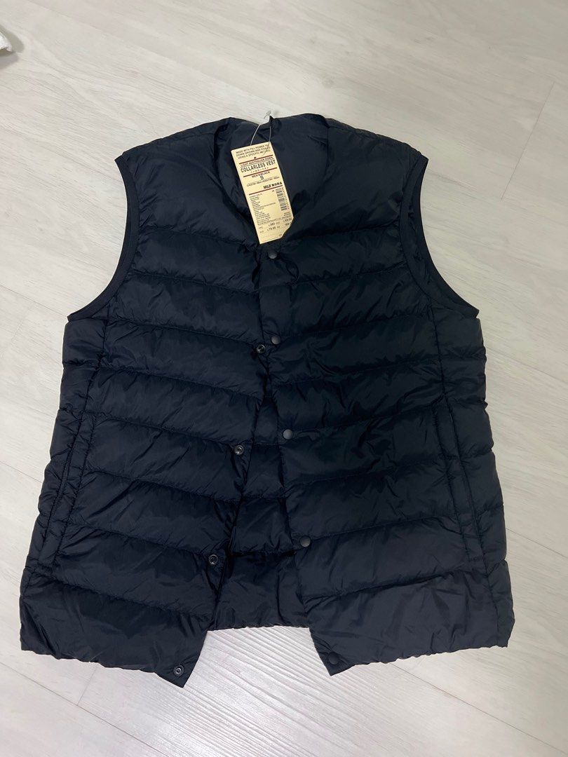 Mens best sale collarless vest