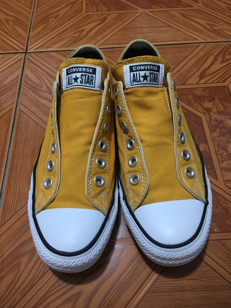 CONVERSE Yellow Mustard Sneakers Without Lace Women s Fashion