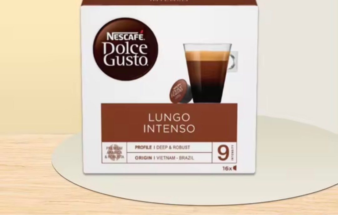 NESCAF DOLCE GUSTO LUNGO INTENSO Food Drinks Beverages on