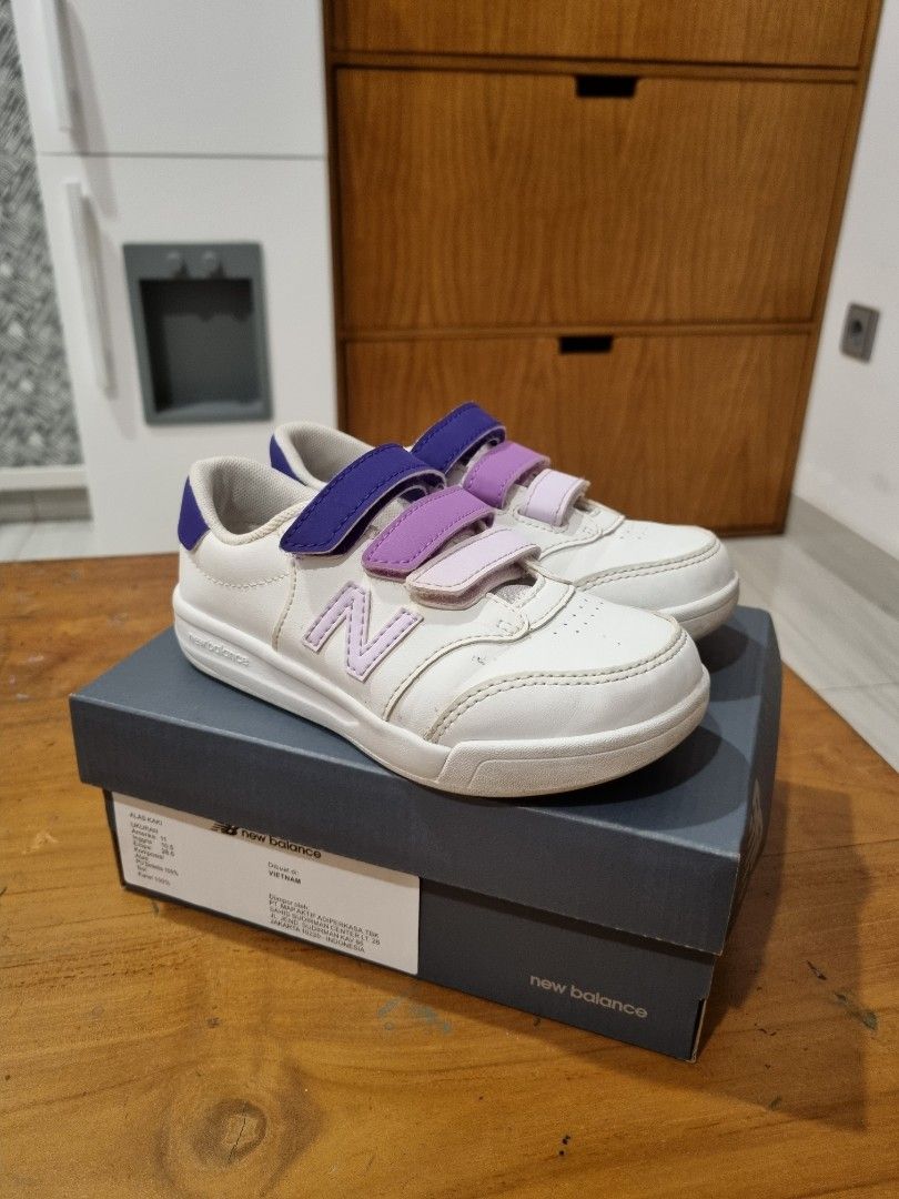 New balance kids purple top