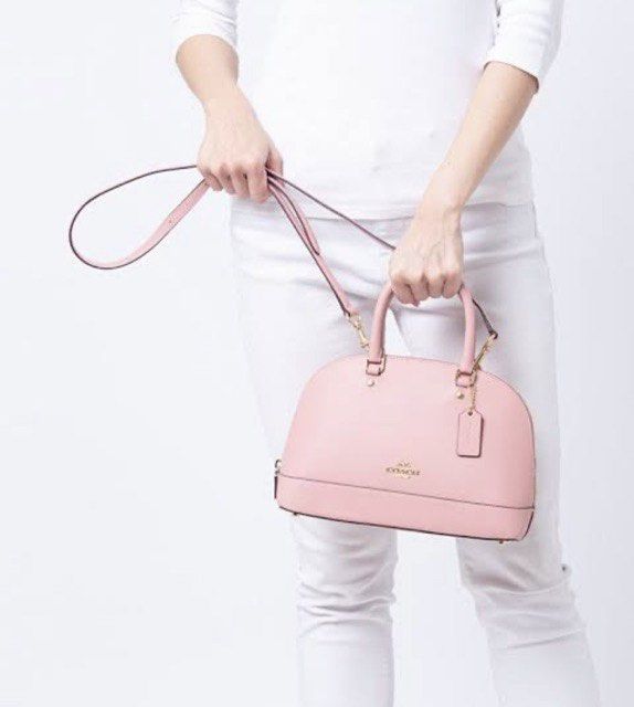 Coach mini clearance sierra satchel pink