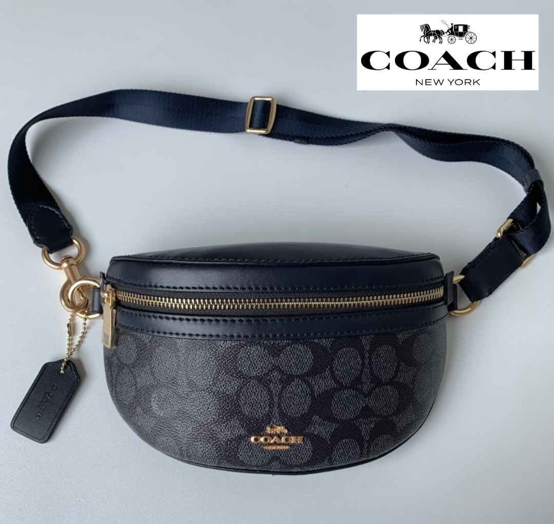 Coach belt bag signature canvas store