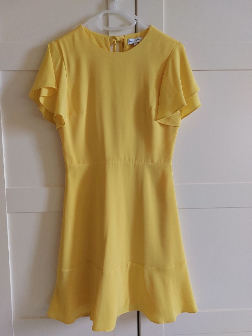 Warehouse deals yellow dress