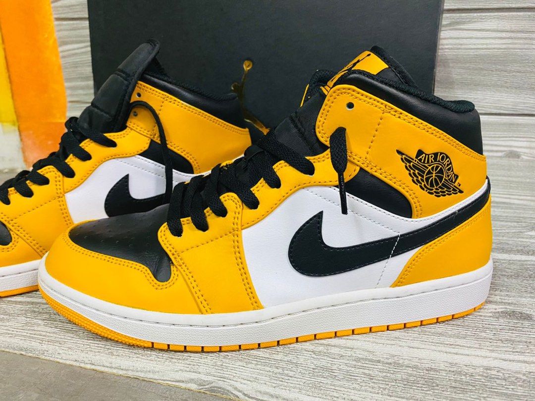 Nike Air Jordan 1 Mid TAXI Sneaker Men s Fashion Footwear