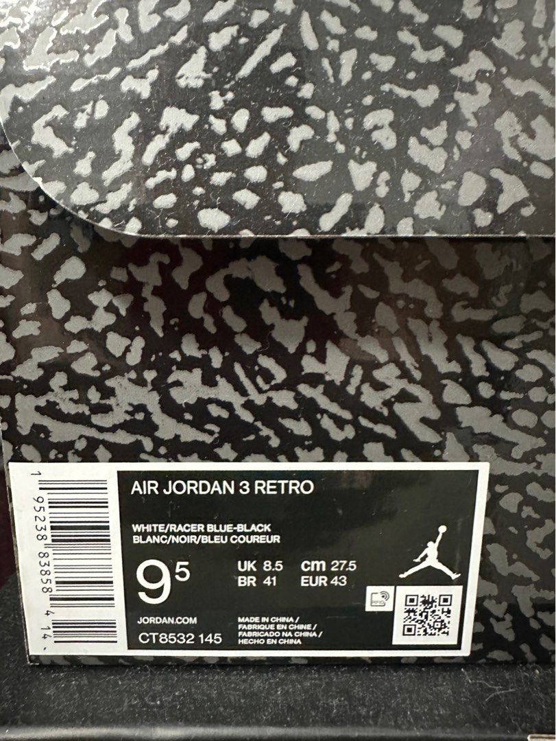 Nike Air Jordan 3 Racer Blue