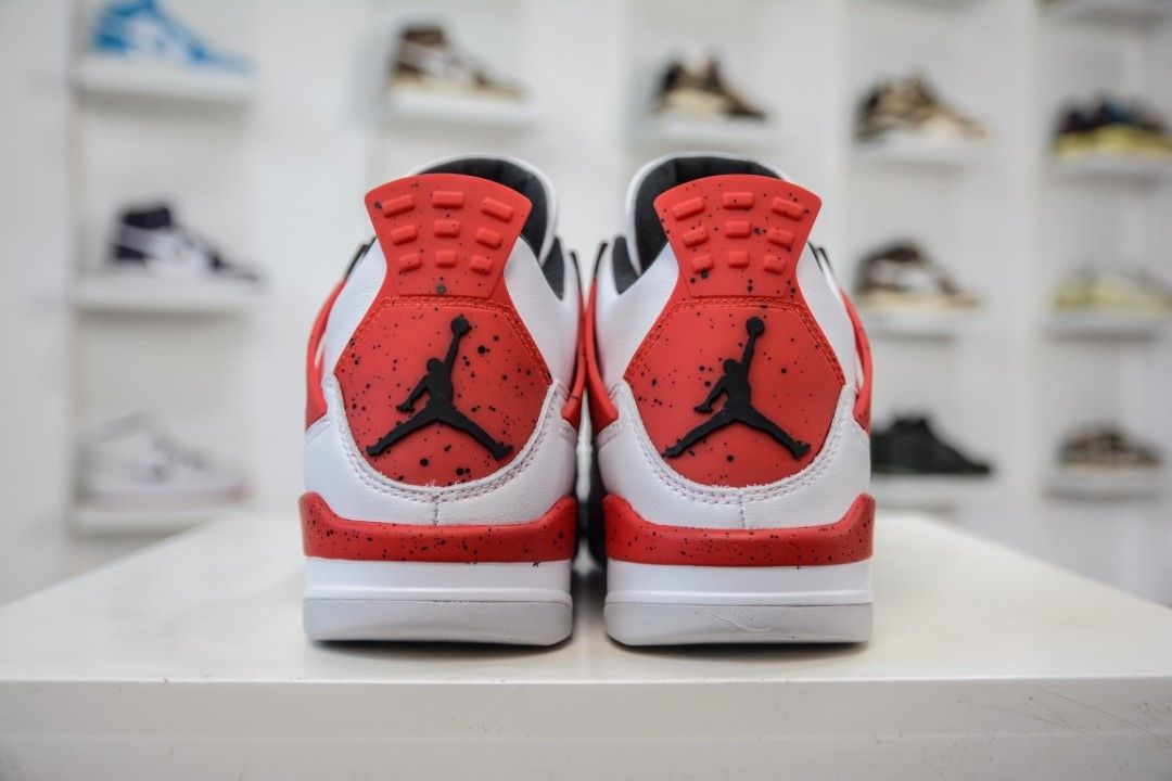 Nike Air Jordan 4 Retro Red Cement Men's Sizes Black *SHOE BOX ONLY*  DH6927-161