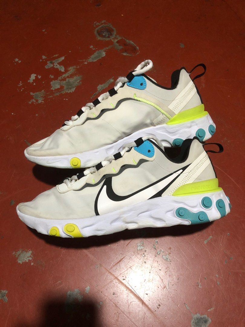 Nike react element discount 55 bleu vert