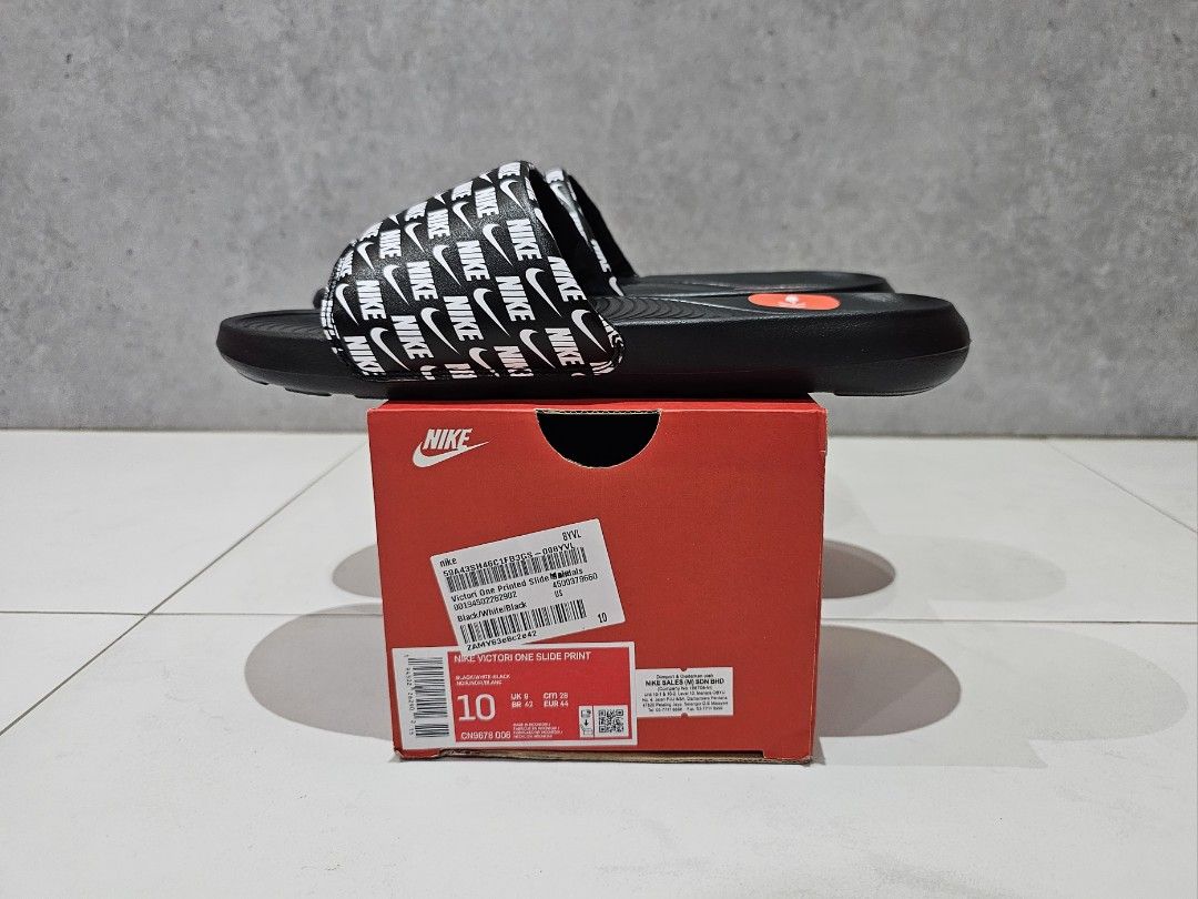 Red nike slides sale mens