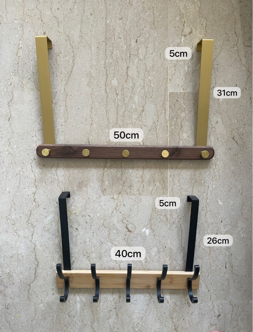 Nodrill door clothes hanger / rack, Furniture & Home Living, Home