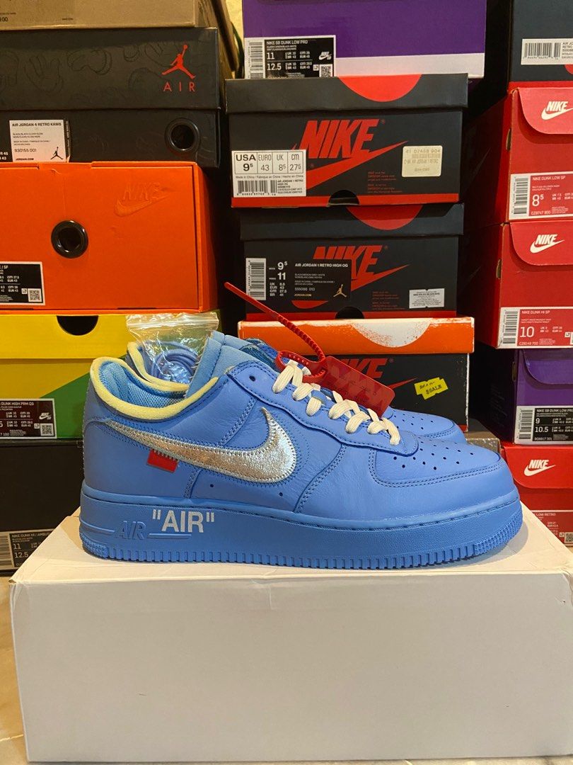 Nike Air Force 1 OFF WHITE MCA Crease Removal 
