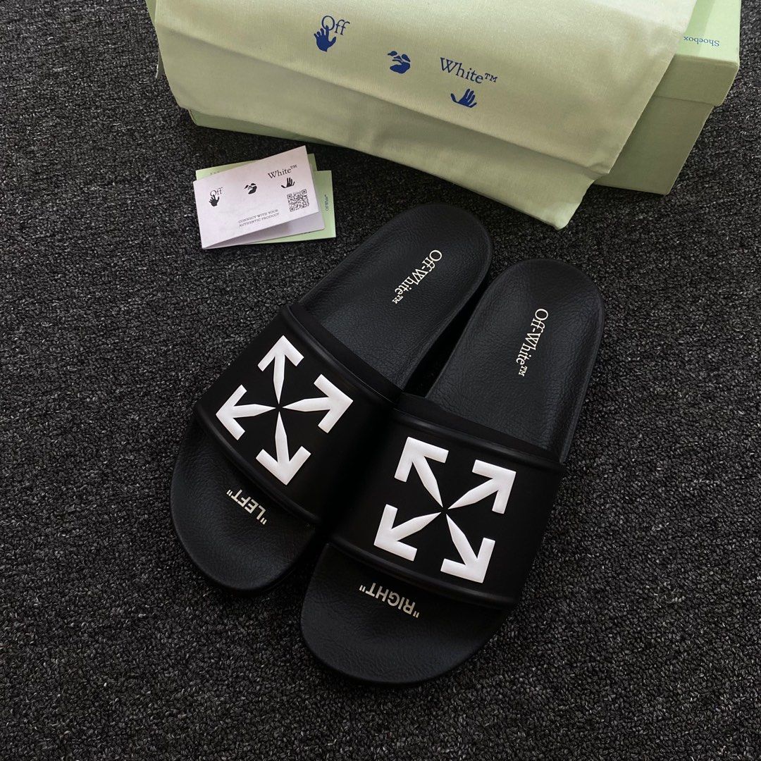 Off white top sliders mens