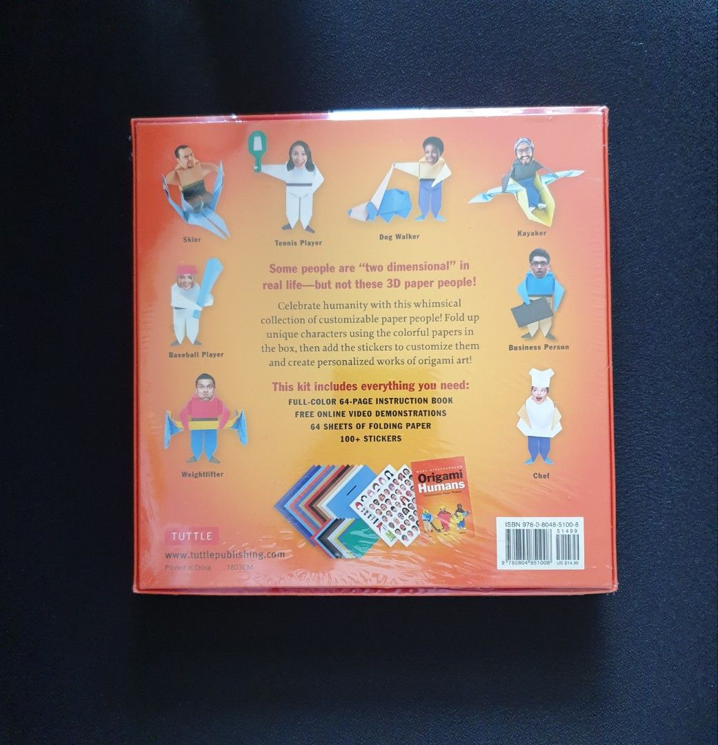 Origami Humans Kit: Customizable Paper People!, Hobbies & Toys ...