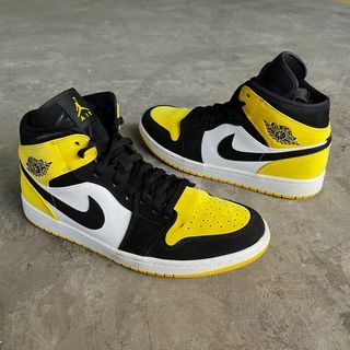 [Original] Air Jordan 1 Mid SE Yellow Toe