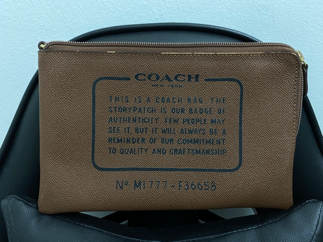 Original Coach Pouch Bag, Luxury, Bags & Wallets on Carousell