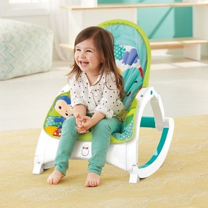 Self rocking discount chair for babies