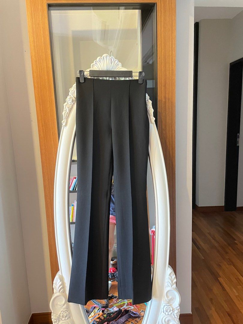 Pants (Category: Other Bottoms) located in Singapore. Submitted by gracetran (Listing ID 1254156458, Image 4). Description: Price each ForeverNew Beige wide leg pant size UK8, US4, mean S Zara black size SX Both never worn.