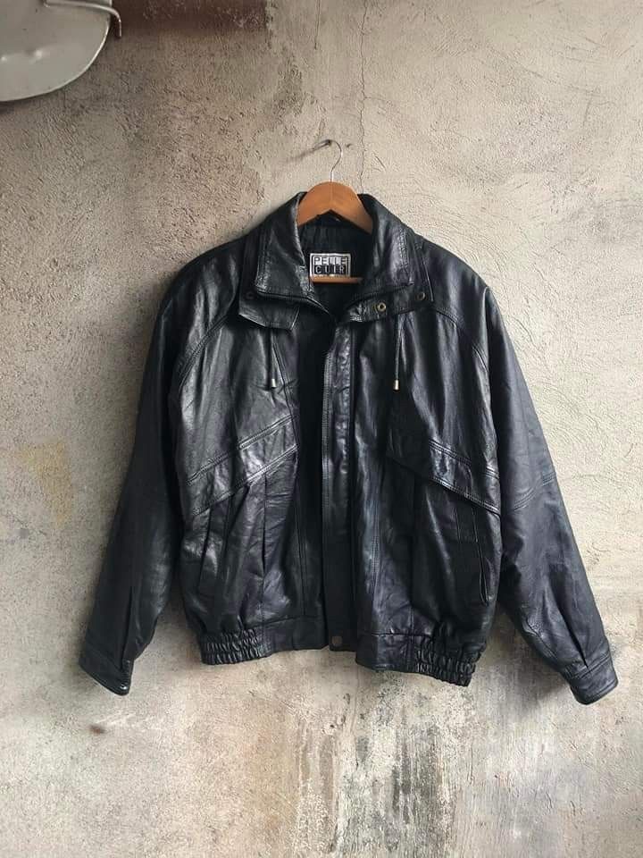Pelle Cuir 80 s Vintage Leather Jacket