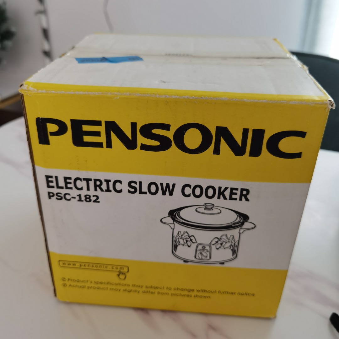 Pensonic electric slow cooker 1.1L, TV & Home Appliances, Kitchen