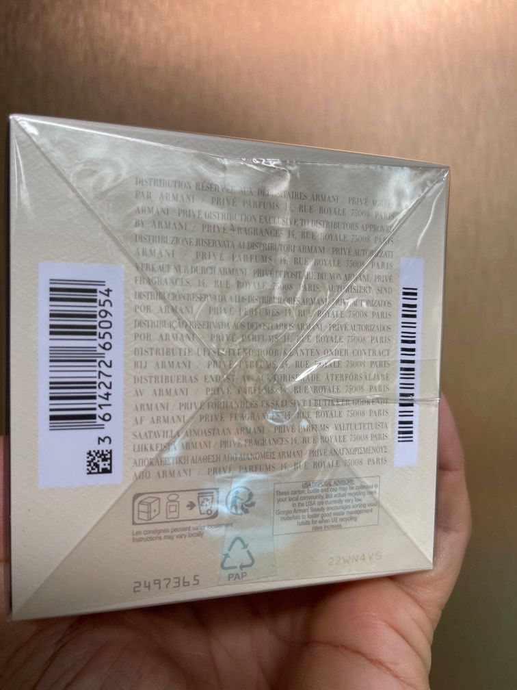 Perfume Armani Yulong Jackson Wang, Beauty & Personal Care, Fragrance & Deodorants on Carousell