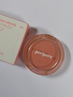 peripera sunshine cheek powder blush — shade : 01 calm pink