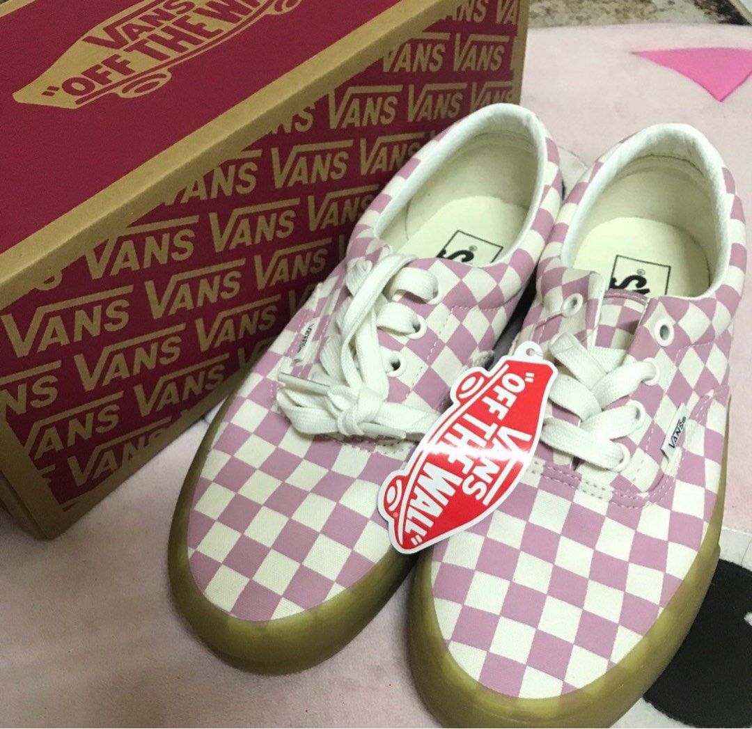 PINK VANS CHECKERBOARD ORIGINAL RM230 FREE POSTAGE Women s Fashion Footwear Sneakers on Carousell