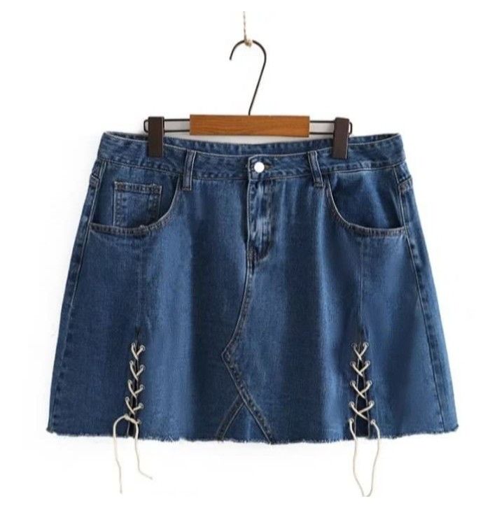 Plus size hotsell jean skirts value