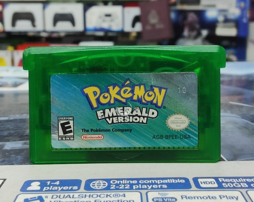 Pokemon Emerald + New Battery Replaced Game Boy Advance GBA, Video