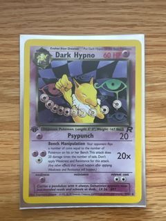 Dark Hypno 9/82 First Ed Team Rocket Pokemon TCG