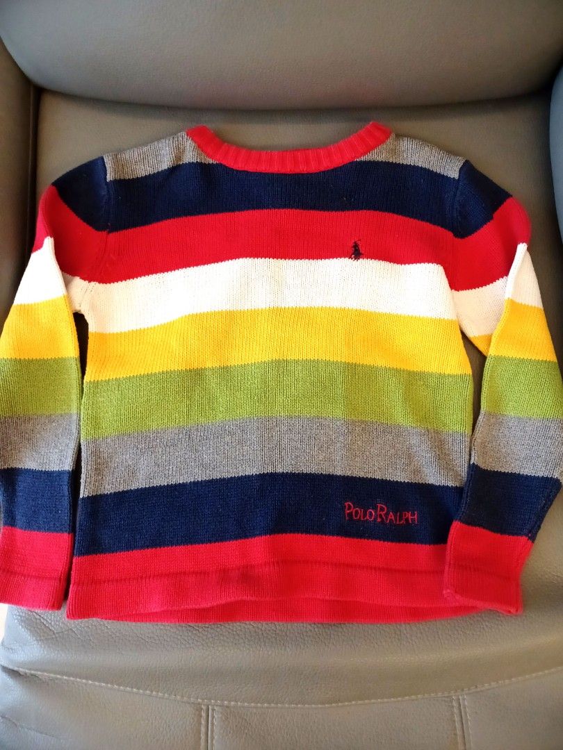 Ralph lauren rainbow sale sweater