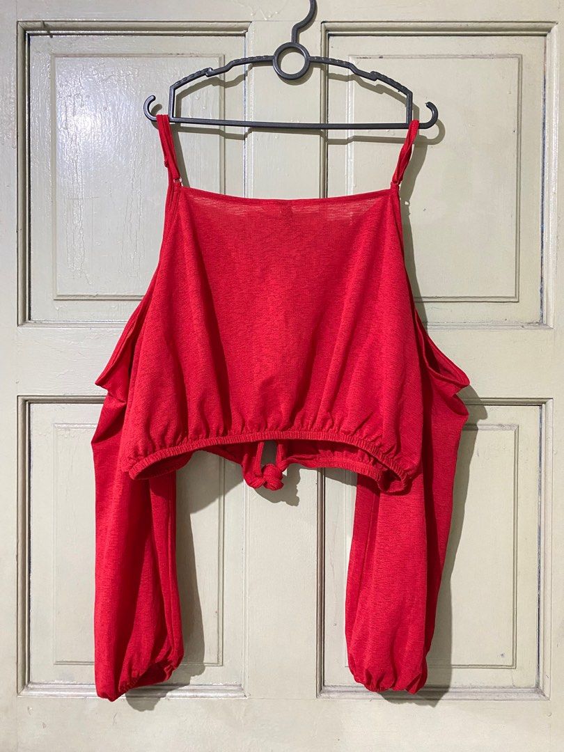 H&m outlet red blouse