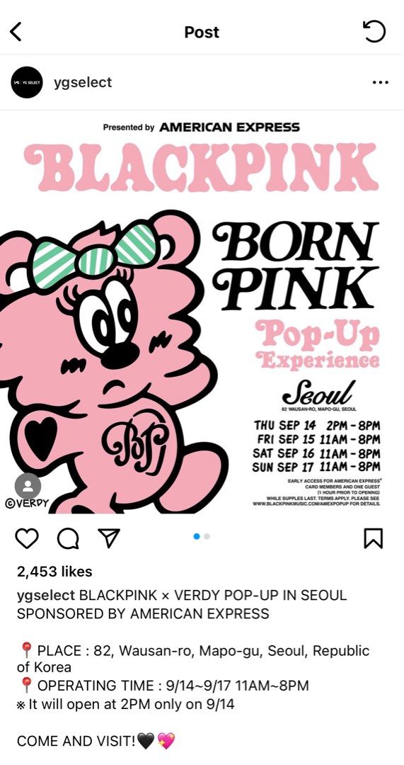 BLACKPINK×VERDY　ブラックピンク　パーカー　M　韓国 BLACKPINK×VERDYブラックピンクパーカーM韓国