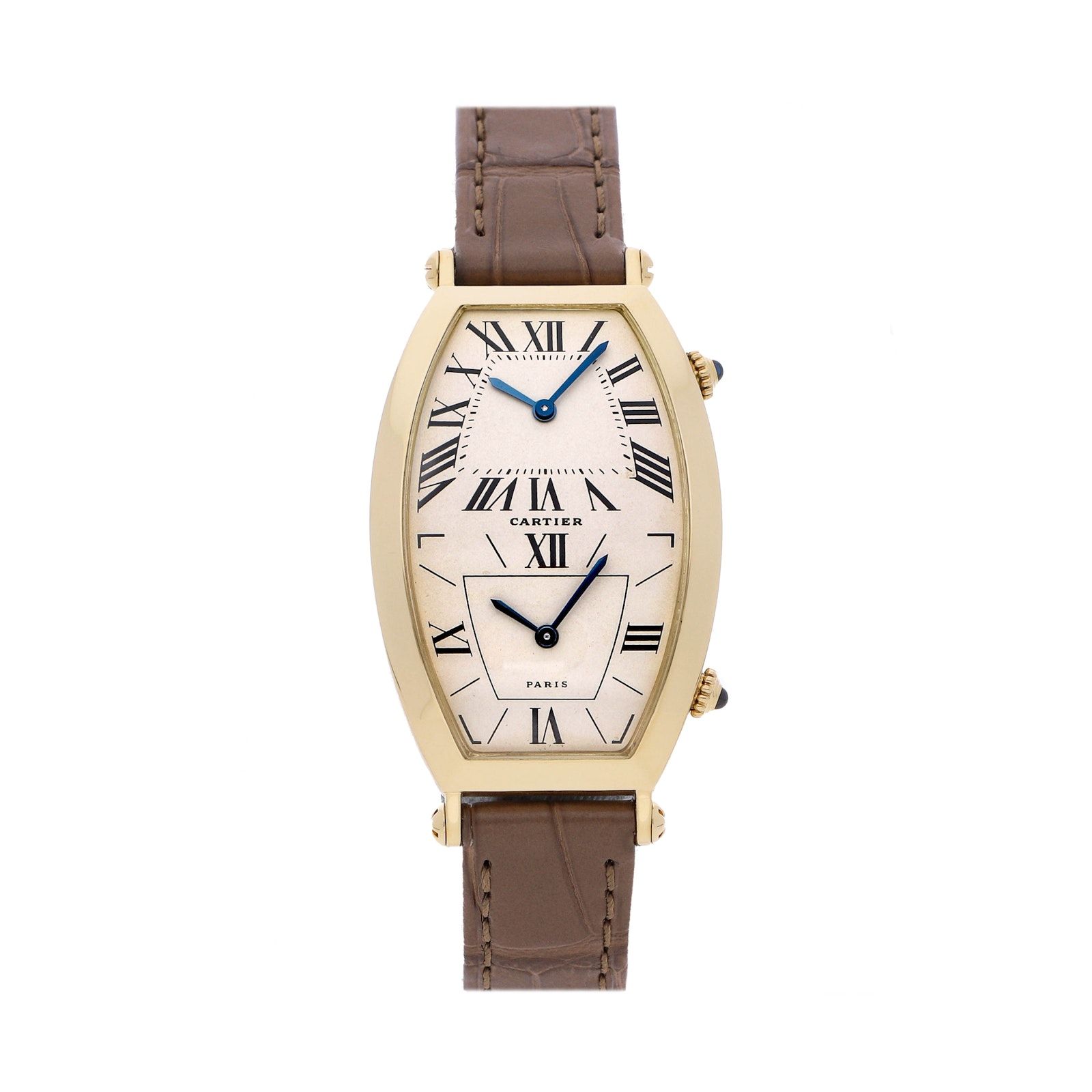 Cartier tonneau hotsell dual time