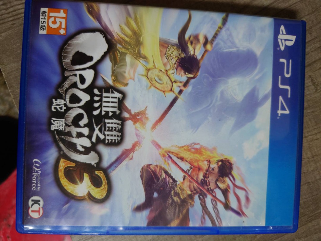 二手)PS4 無雙OROCHI 蛇魔3 中文版(含特典) WARRIORS OROCHI 3, 電玩