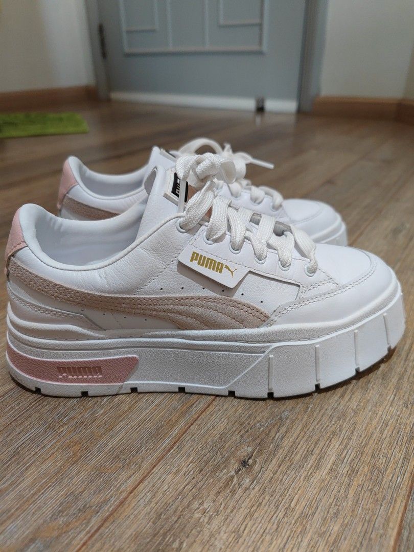 PUMA MAYZE STACK WNS WHITE ROSE QUARTZ Used only 3 Times