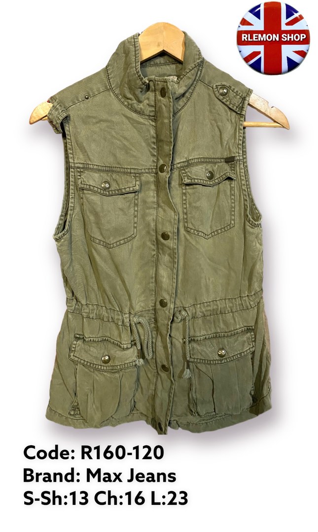 Max jeans utility vest shop