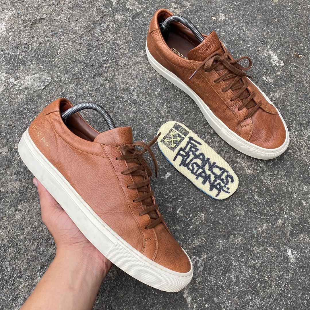 Common projects tan suede new arrivals