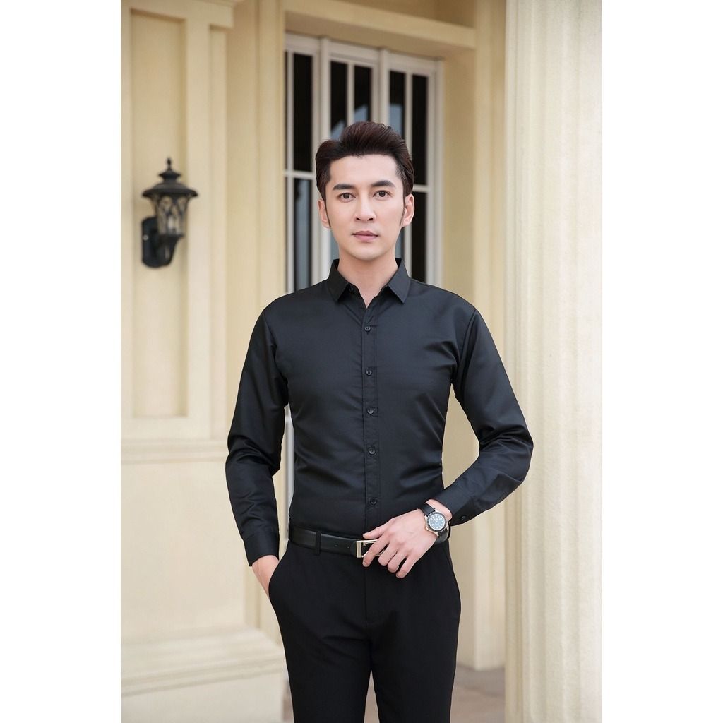 Long-Sleeved Regular Evening Shirt - Men - Ready-to-Wear