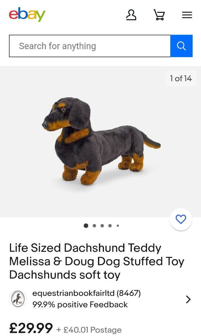 Melissa and top doug dachshund