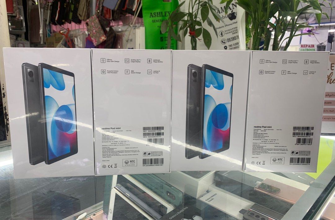 Realme Pad Mini LTE 3gb/32gb NTC Approved (Category: Realme) located in San Juan City. Submitted by rodelmarllemit (Listing ID 1254129321, Image 3). Description: #PTPA ❗️❗️FOR SALE❗️❗️ Brandnew Realme Pad Mini LTE NTC Approved Rom: 32gb Ram: 3gb Color: Grey Mode of Payment: •💵Cash •🏦Bank Transfer •💰GCash & Pamaya Installment: •💳Credit Card •🔹Ggives •🛵Cash on Delivery •📦Shipping •🤝Meet Up •📲Trade In You can visit our Physical store in 📍S