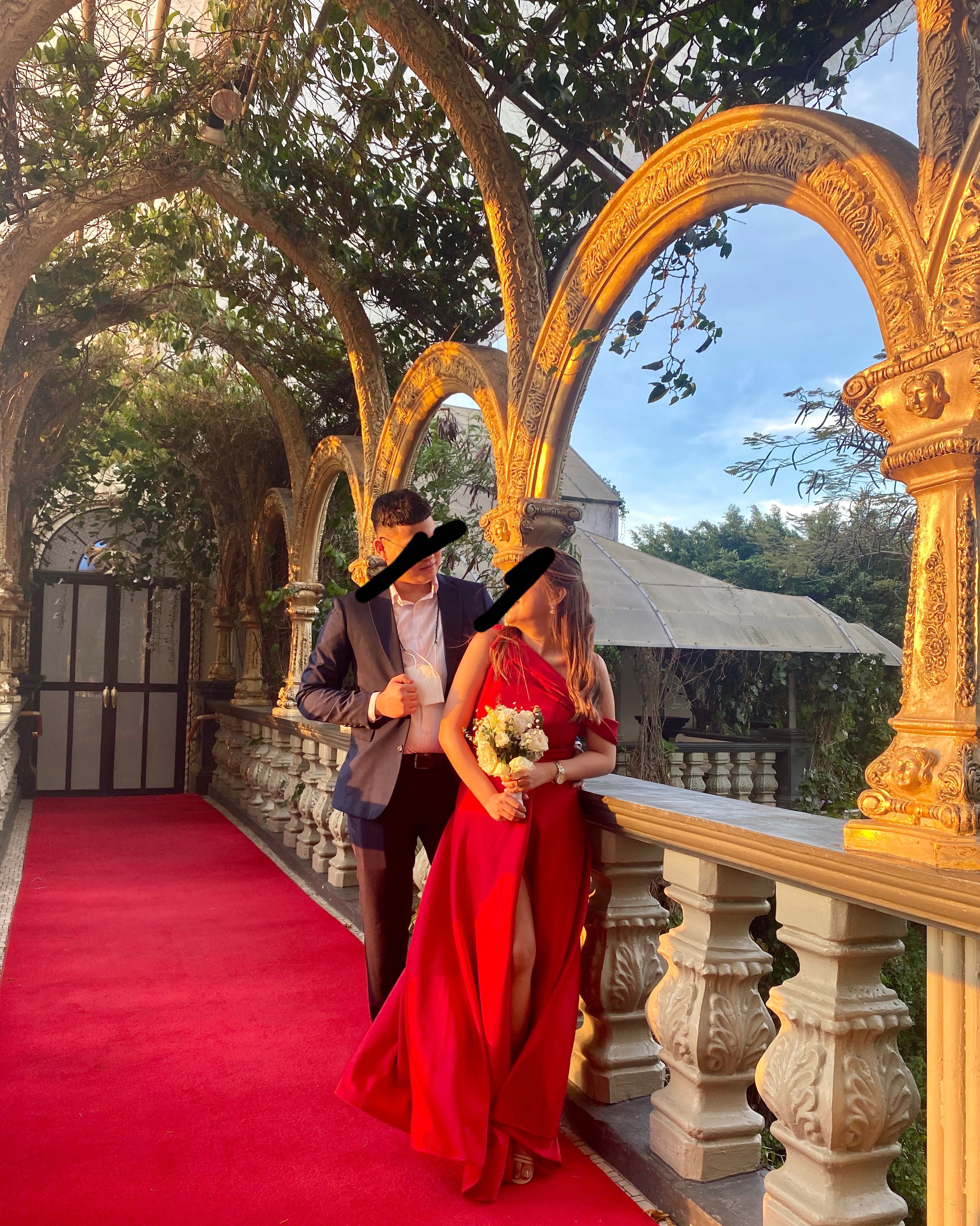 Red Bridesmaid Gown (Category: Evening dresses & gowns) located in Mandaluyong City. Submitted by plmae (Listing ID 1254164717, Image 3). Description: Custom made red bridesmaid gown fit S-M.