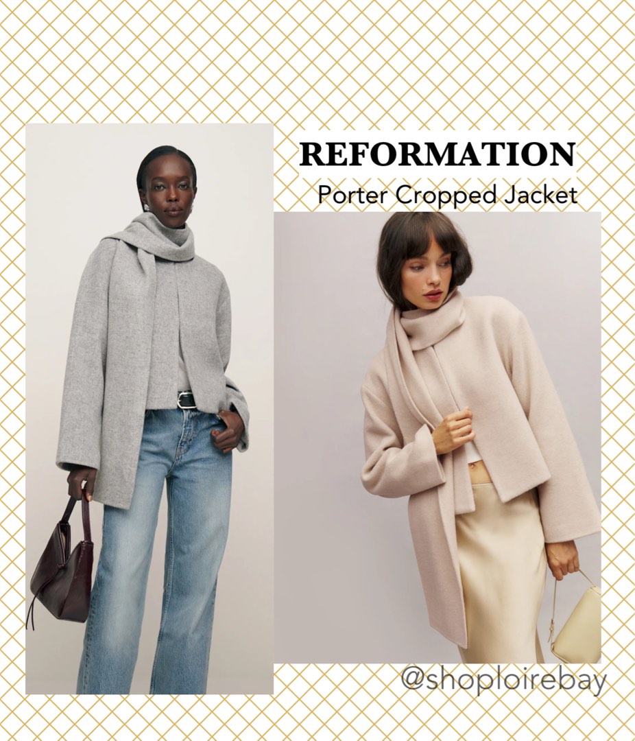 Reformation coat top