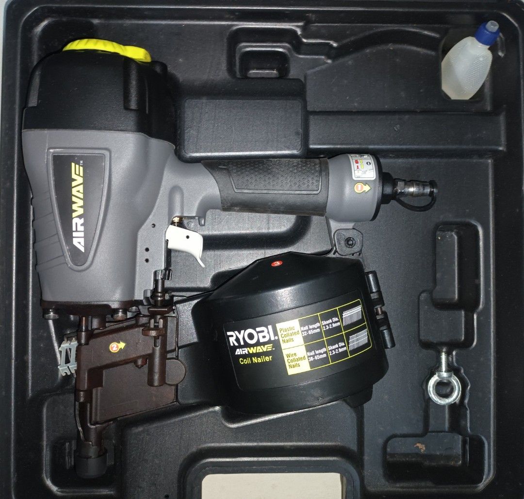 Ryobi Coil Nailer, Commercial & Industrial, Construction Tools